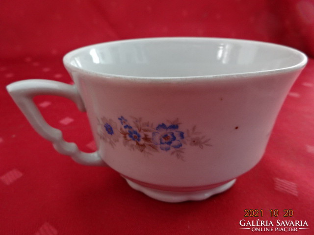 Zsolnay porcelain teacup, antique, elephant, blue floral. He has!