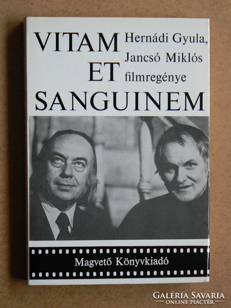 Vitam et sanguinem (film novel), Gyula Hernádi, Miklós Jancsó 1978, book in good condition