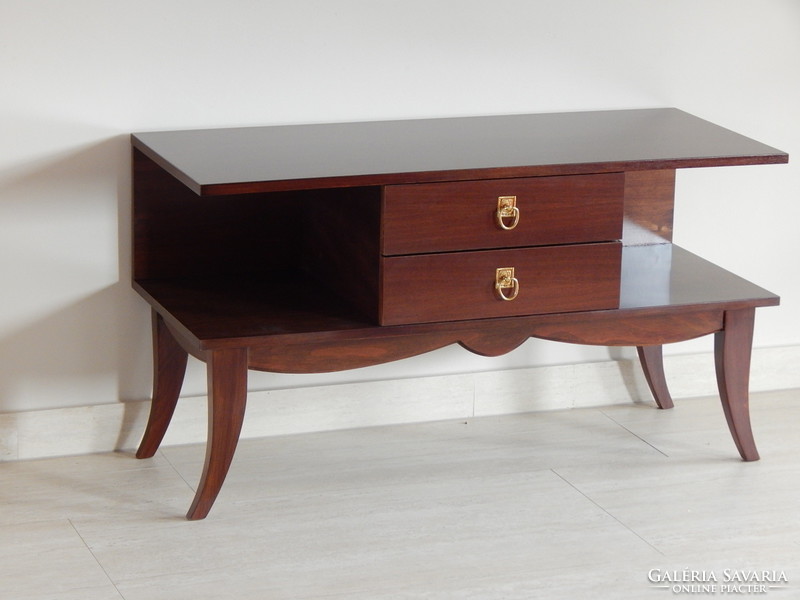 Art deco TV cabinet with 2 drawers [g-05]