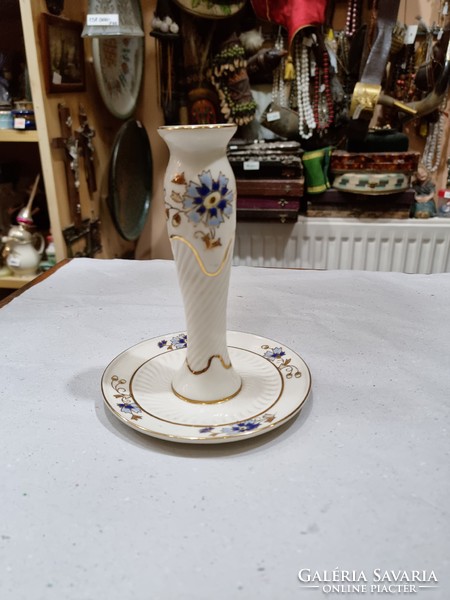 Zsolnay porcelain candle holder