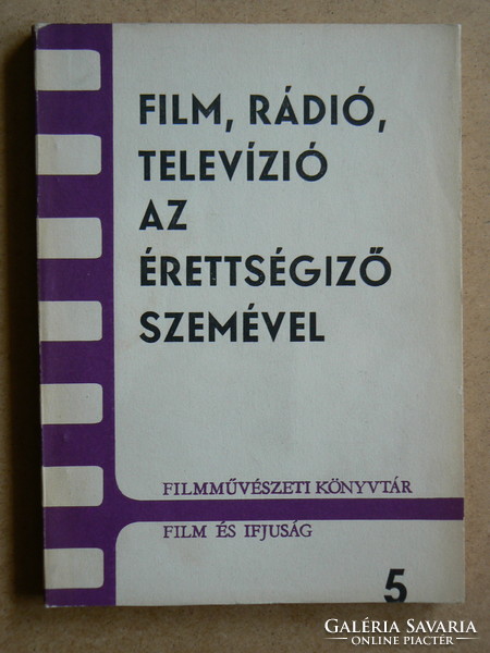Film, radio, tv, through the eyes of the graduate, 1964, book in good condition, (only 400 copies) rarity!
