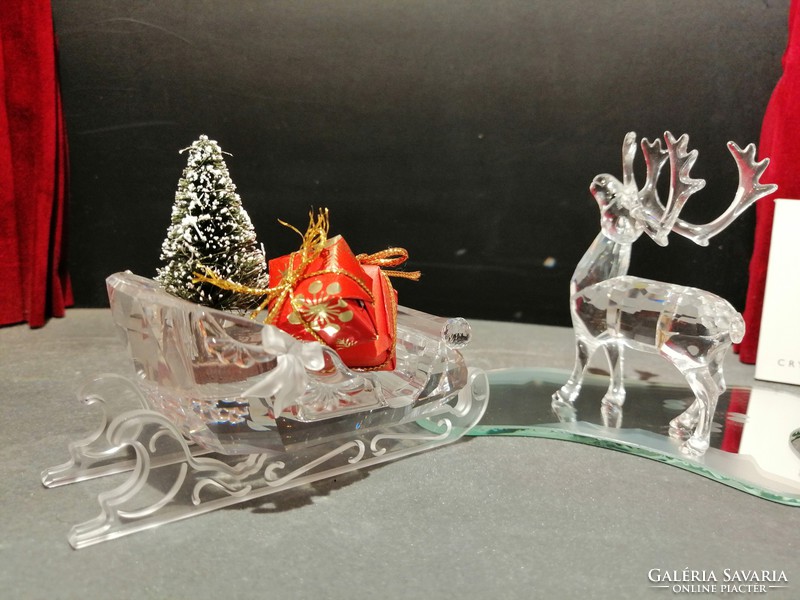 Swarovski crystal Christmas composition
