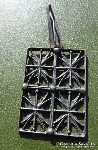 Large silver goldsmith craftsman pendant
