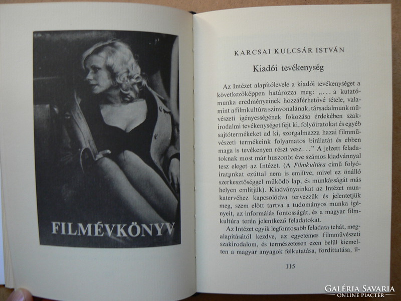 MAGYAR FILMTUDOMÁNYI INTÉZET ÉS FILMARCHÍVUM (1957-82, SZABÓ GYÖRGY 1982, KÖNYV JÓ ÁLLAPOTBAN, RITKA