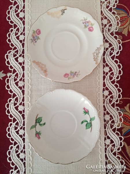 2 db német porcelán teás csésze alj  / tányér   ---  az egyik   Wunsiedel