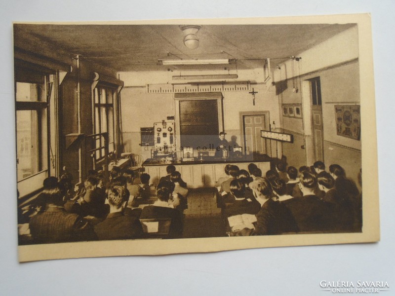 D185247 budapest, gracious-teaching piarist grammar school -1932 the physical lecture hall