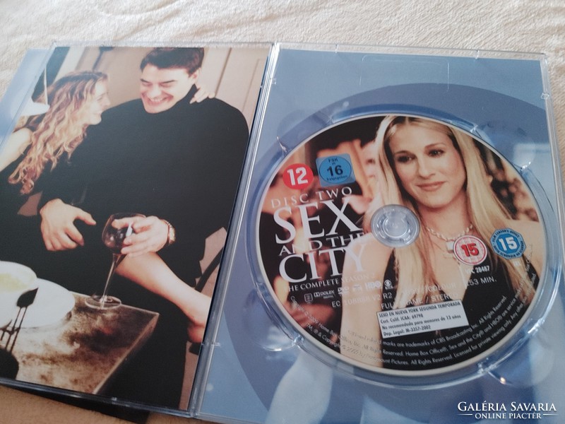 Sex and the city sex and new-york 2.Season rarity spotless 3 pcs dvd