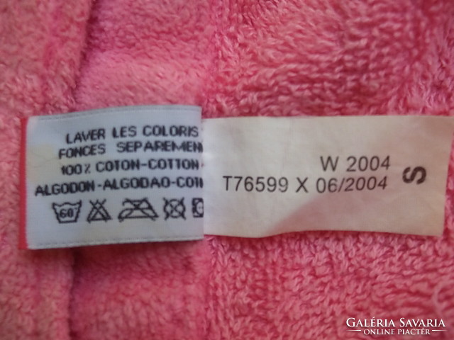 Women's bathrobe-robe pink warm, pretty piece.