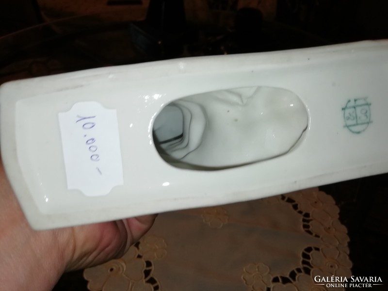 Régi német porcelán szarvas jelzett hibátlan állapotban van