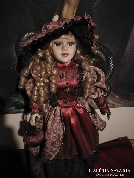 Beautiful porcelain artist doll