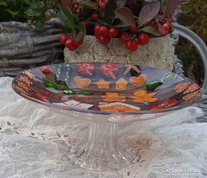 Footed offering, Christmas offering table decoration
