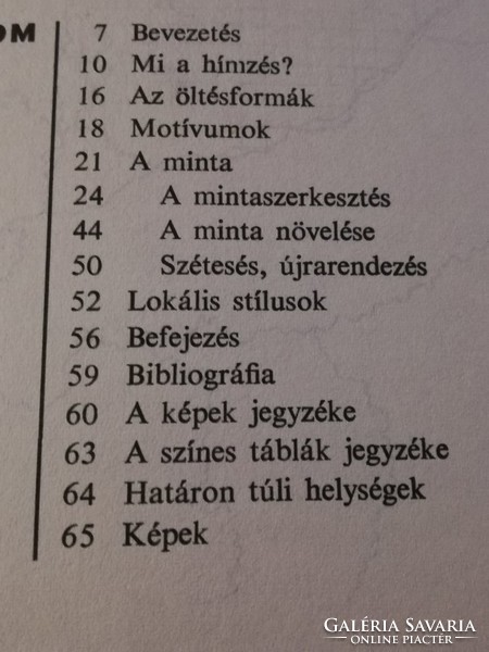 Magyar népi vászonhímzések-1976-os könyv