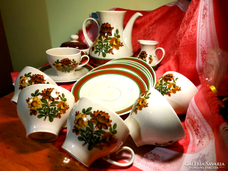 Winterling, porcelain coffee set for 6 people (16 pcs.)
