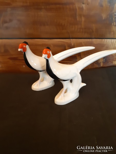 Art deco porcelain pheasant