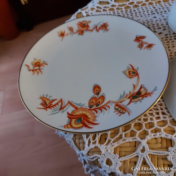 Antique thomas bavaria porcelain tea, breakfast set, tableware special pattern, marked, flawless