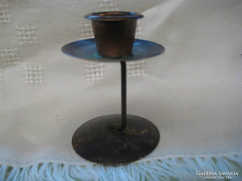 Copper candle holder 8 cm