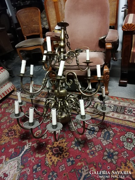 Large 21-arm chandelier