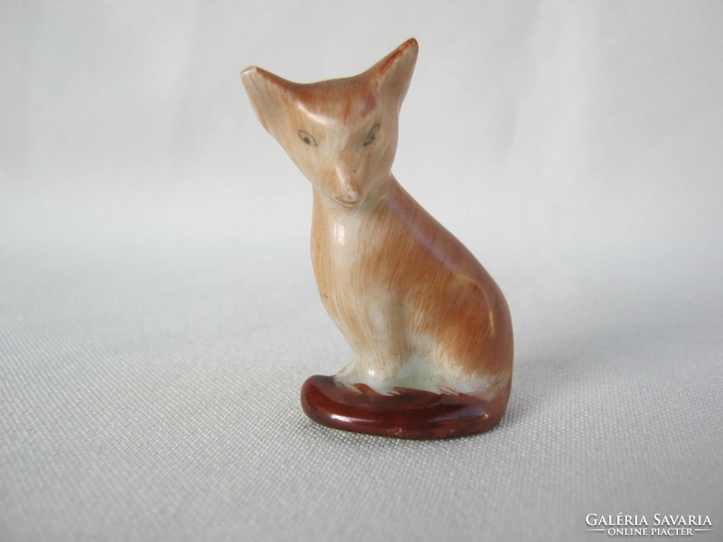 Retro ... Aquincumi porcelain figurine nipple mini fox