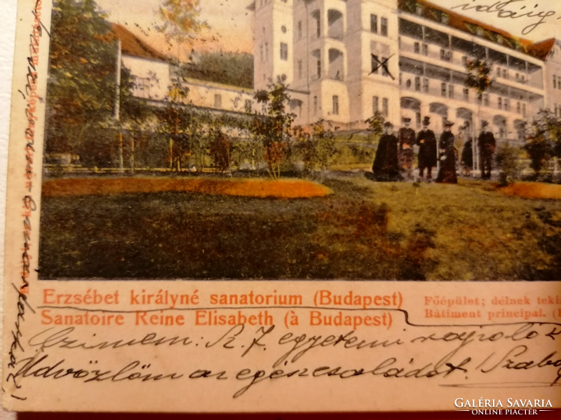 Nagyon ritka Erzsébet királyné sanatorium Budapest. 1905.  (6)