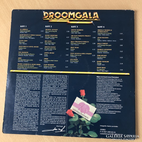 Bakelit lemez Droomgala dupla album 1983
