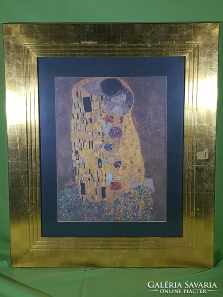 G. Klimt: the kiss - modern print beautifully framed