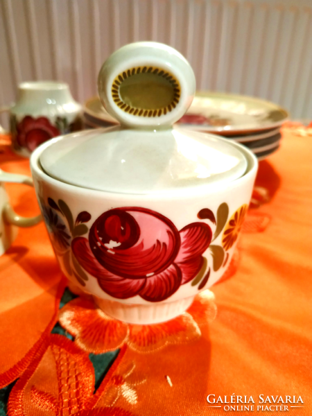 6 Personal porcelain coffee set (23pcs.)