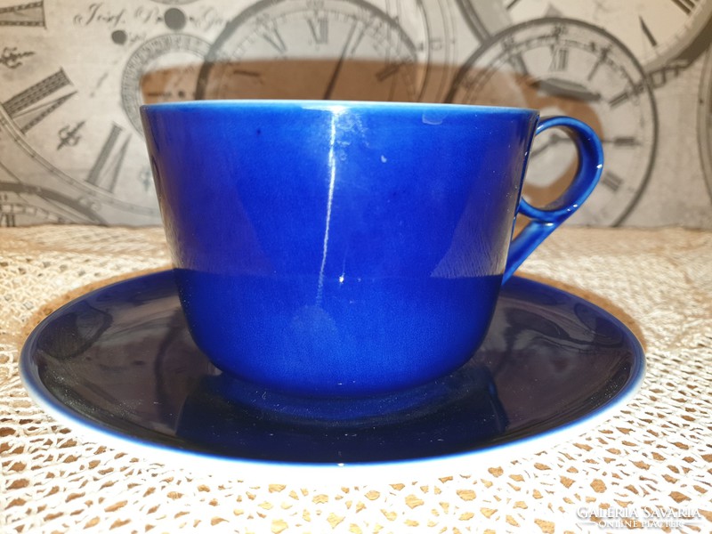Hollóház exclusive cobalt patterned tea set
