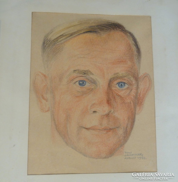 Tony Jainecker Portré 1946