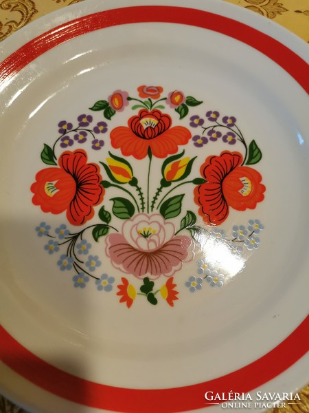 Kalocsai mintás porcelán fali tányér 26 cm