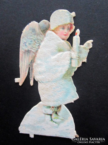Embossing circa 1890 liho sticker pressed color angel image adhesive sticker collection