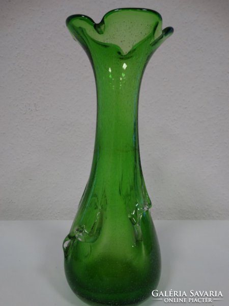 Murano vase, 32 cm high, with small bubbles