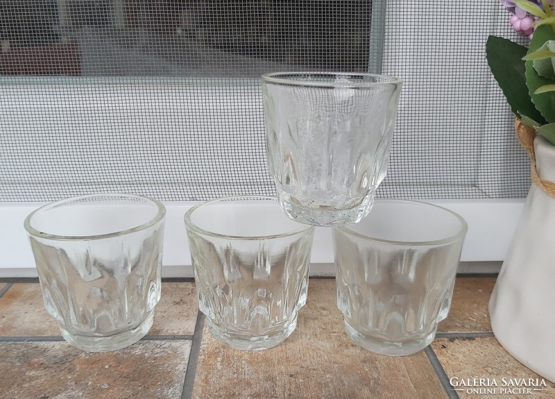 Set of 4 brandy half glasses glasses glasses