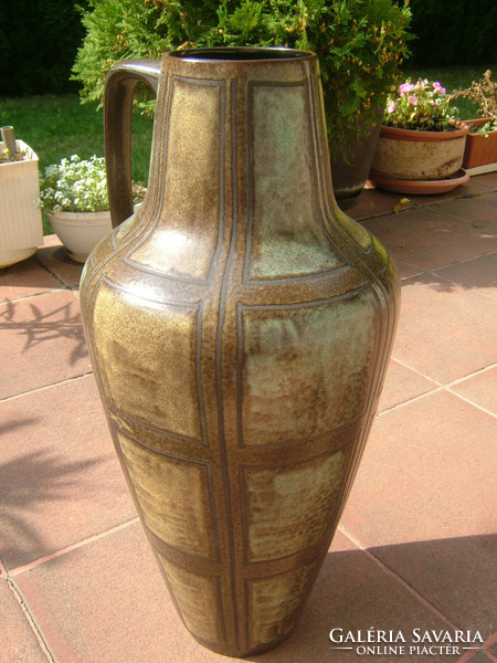 Huge fate. Ceramic Viennese floor vase