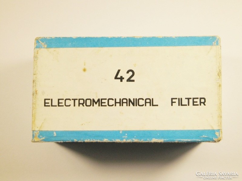 Retro paper box - 42 electromechanical filter - military military 1979