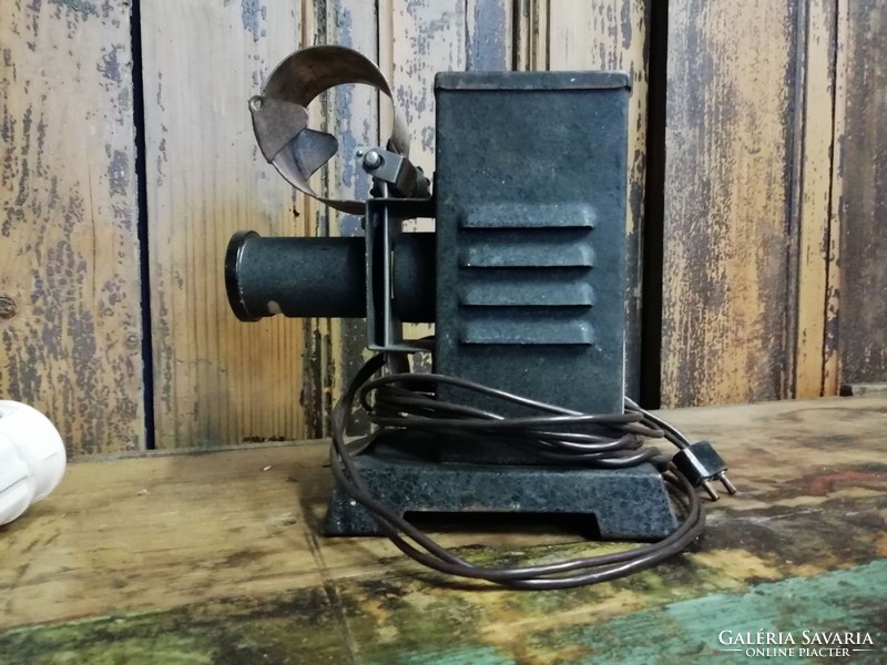 Record factory slide show from the fifties with a movie projector transformer
