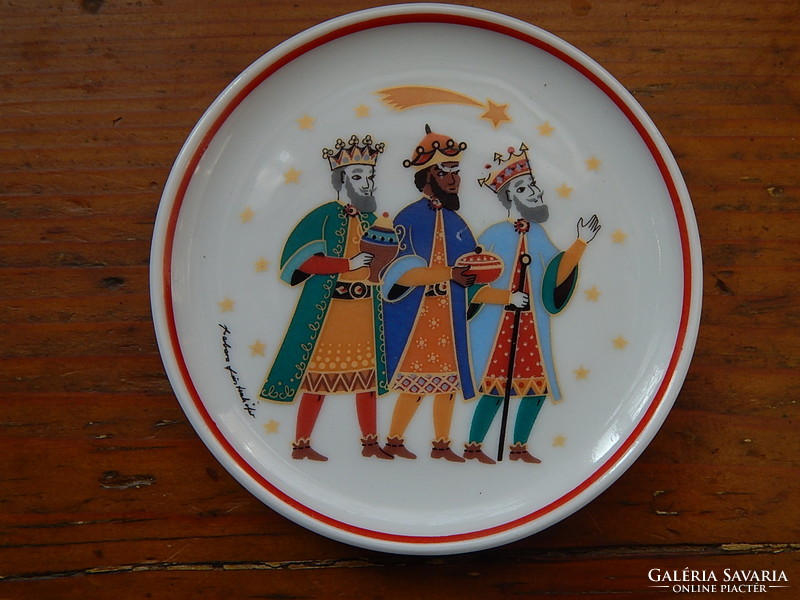 Bavaria König Karányonyi porcelán kis tányér