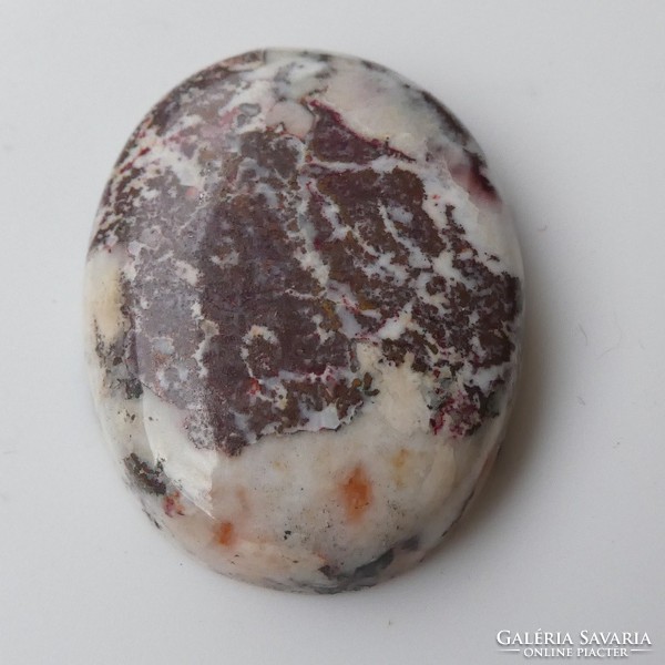 Natural campbellite on a mineral polished kabos. Rare, old, special jewelry base material 3.9 grams