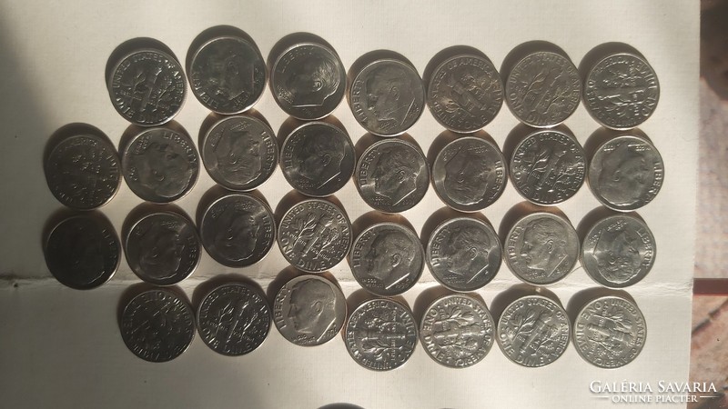 American dime for sale for HUF 4500 all together