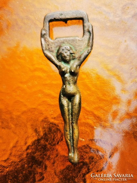 Copper nude bottle opener