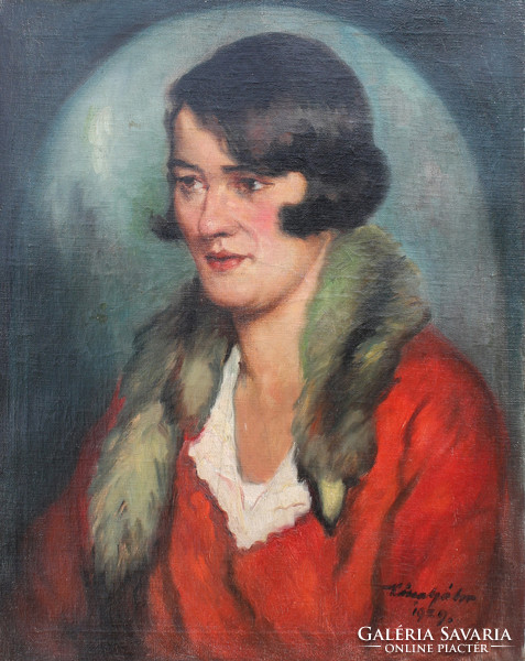 Kássa Gábor: Fiatal nő, 1929