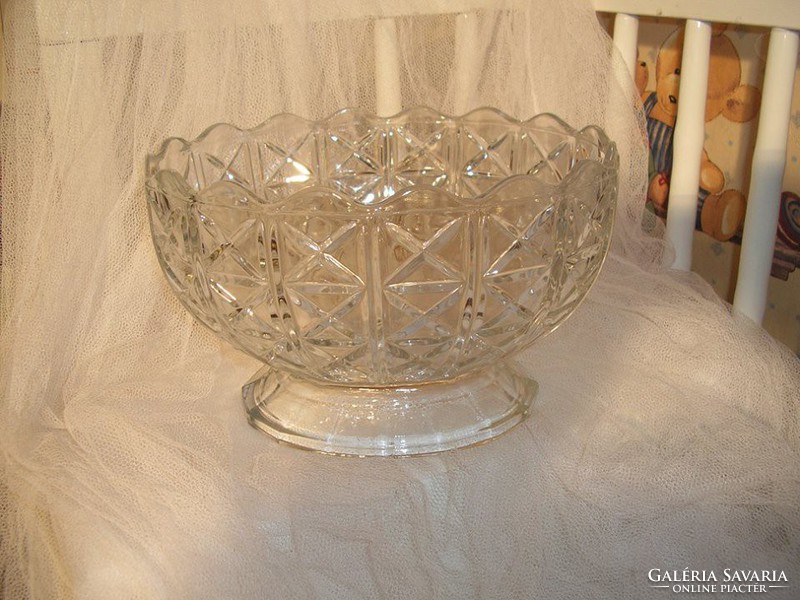 Bowl - crystal - diameter 25 cm - height 16 cm - flawless