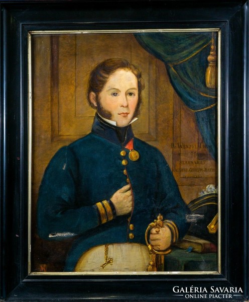 Unknown painter, dr. Wenzel thim officer