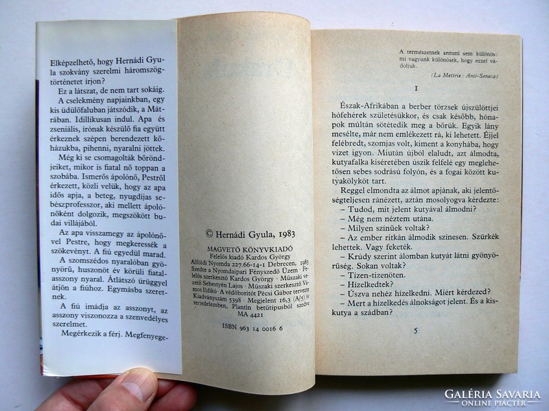 Dracula, Gyula Hernádi 1983, book in good condition