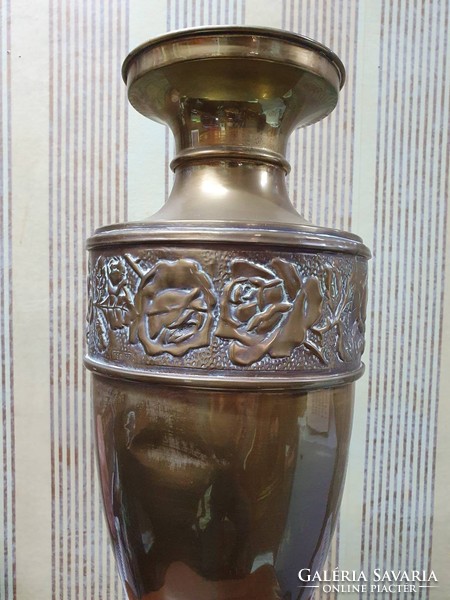 Antique copper vase