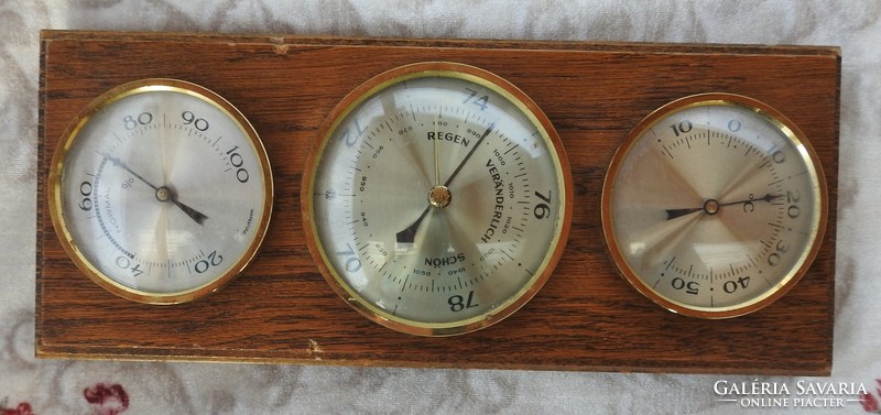Optical schmidt vienna barometer - three parts