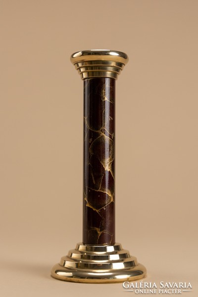 Copper candlestick, old, beautiful