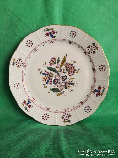 Herendi, csodaszép szecessziós tányér 25,5 cm, Motifs Hongrois