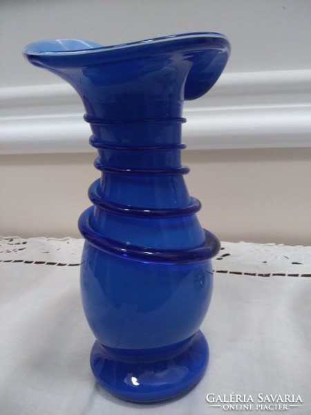 Murano calla lilly glass broken glass vase