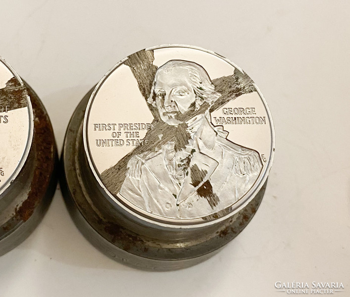 George Washington and James Madison Commemorative Coins Extracted!