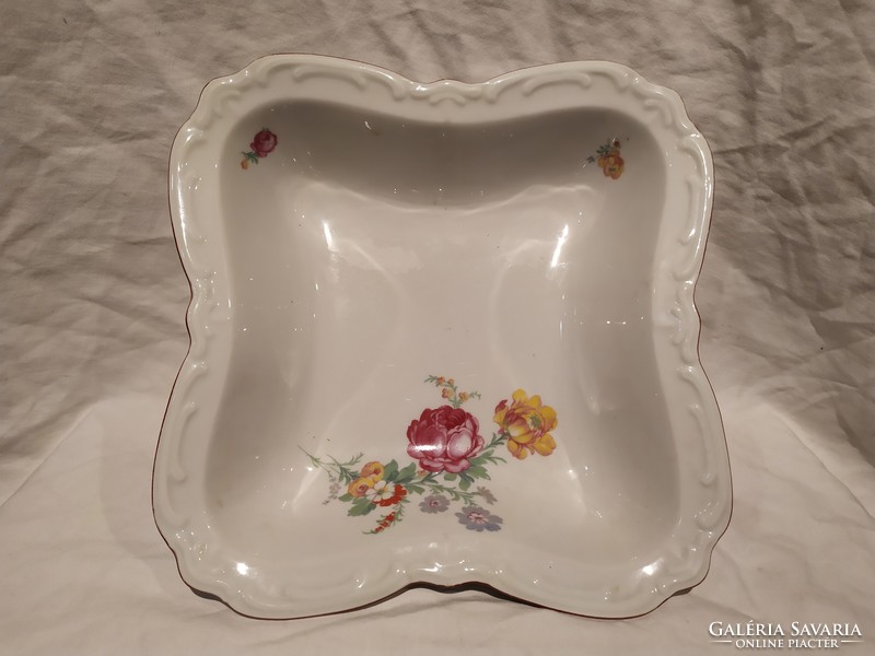 Bowl of Bareuther bavaria painted rosy porcelain